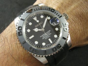 Seiko YachtMaster mod 5 silver