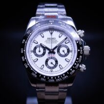 seiko daytona mod white