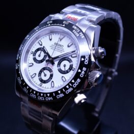 seiko daytona mod white