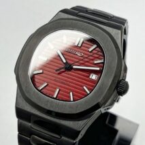 seiko nautilus black red