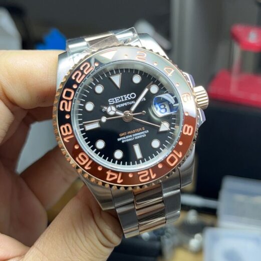 seiko rootbeer mod gmt